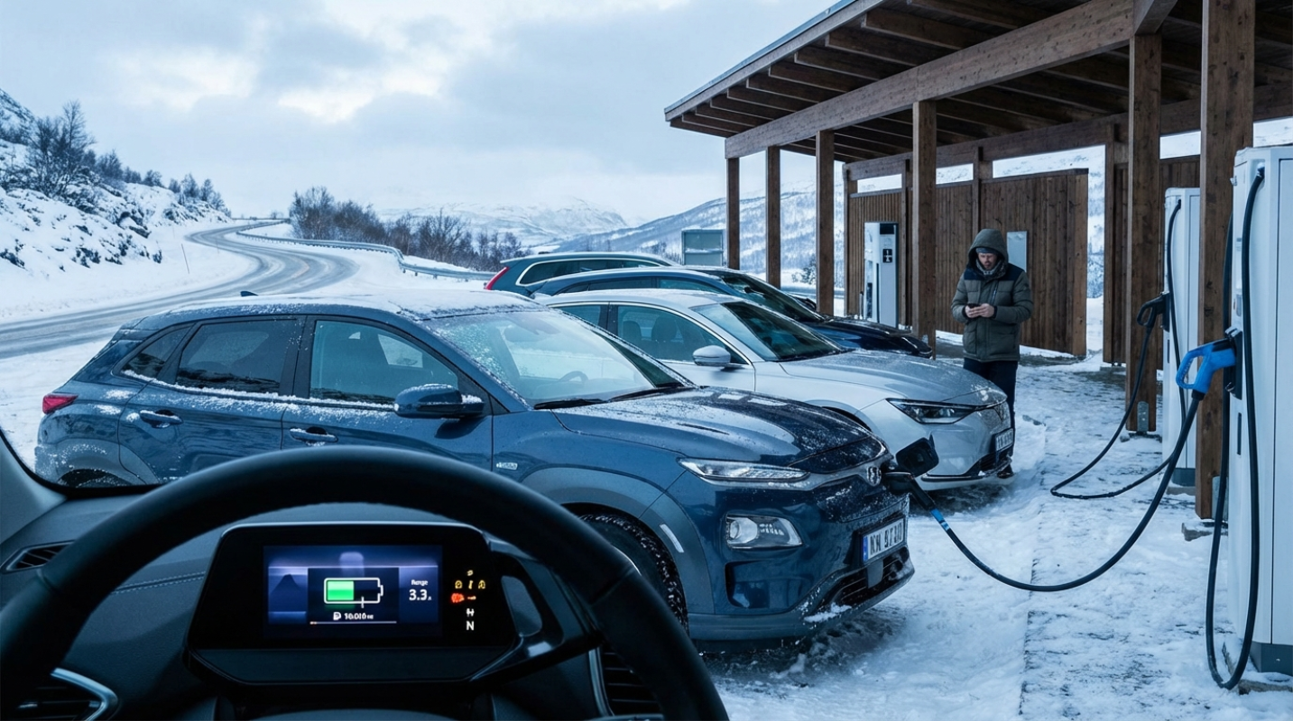 Real World Winter Range Performance Of Popular Electric Vehicles