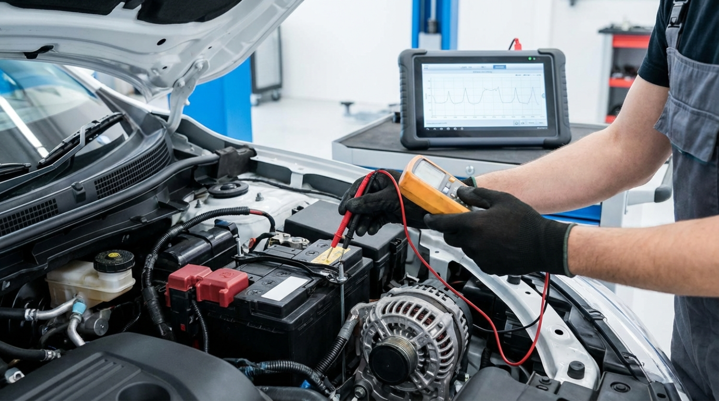 Alternator Output Testing And Charging System Health